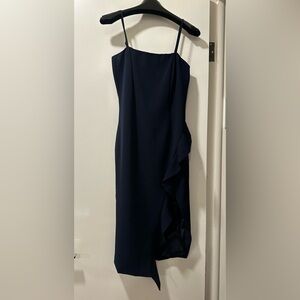 Elegant Navy Blue Women's Dress